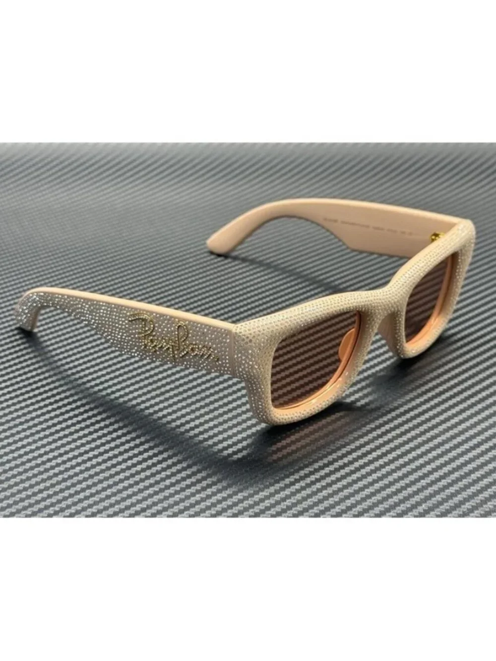 New Ray-Ban Men Solid Nude Sunglasses 47-23-145